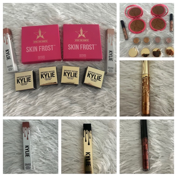 Kylie Cosmetics Other - Jeffrey Star Skin Frost & Kylie Cosmetics Birthday Lipstick Bundle lot of 10 NIB